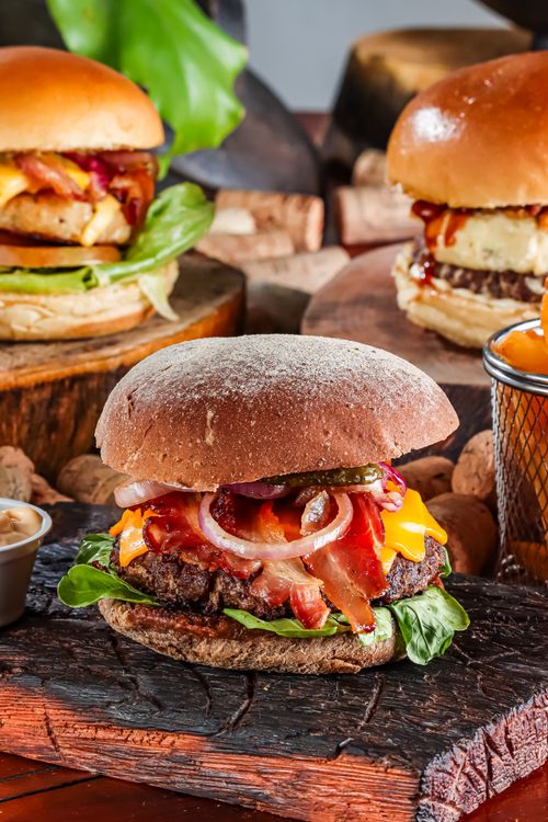 Representative burgers category photo