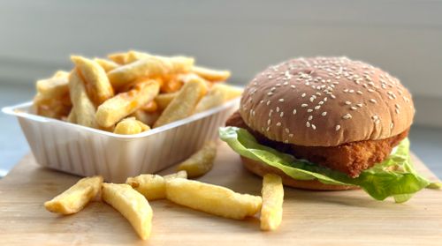 Representative photo of Classic Crispy Buttermilk Fried Chicken Burger