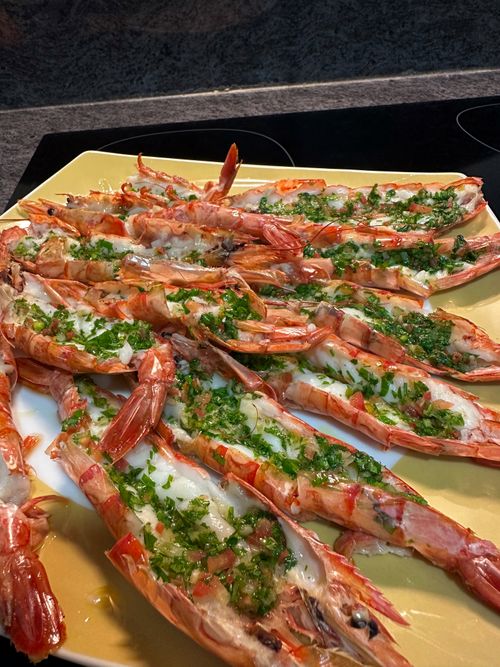 Representative photo of Sautéed King Prawns in Lemon & Chilli Butter