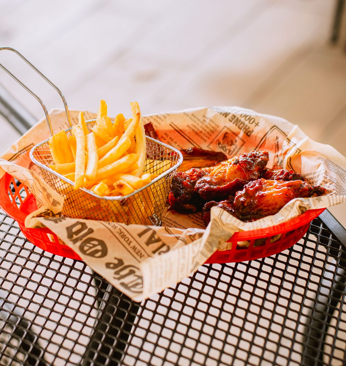 Representative photo of Twenty Wings & Four Brahma Beers